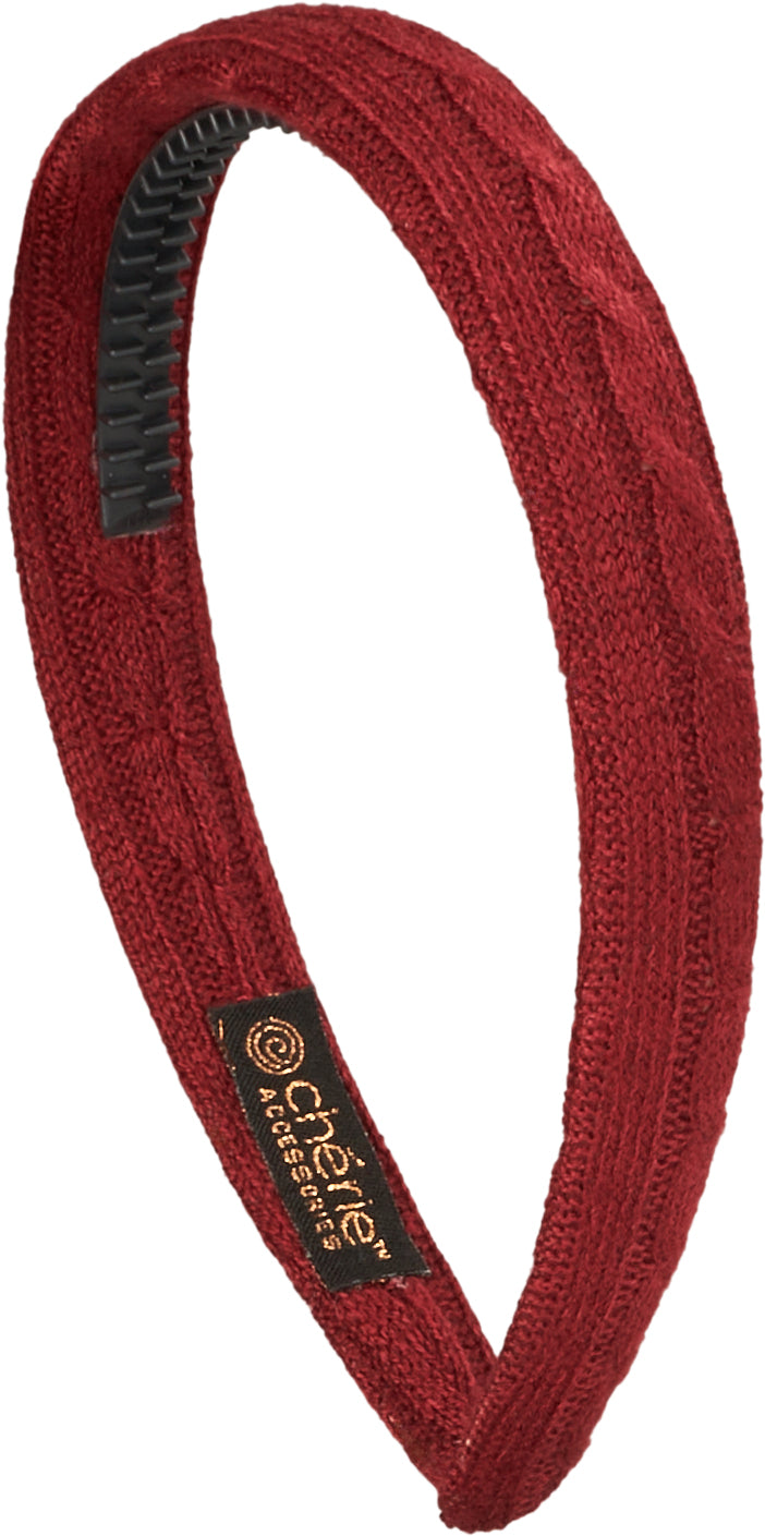 headband hard cable knit