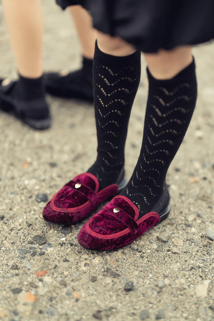 slipper cushed velvet