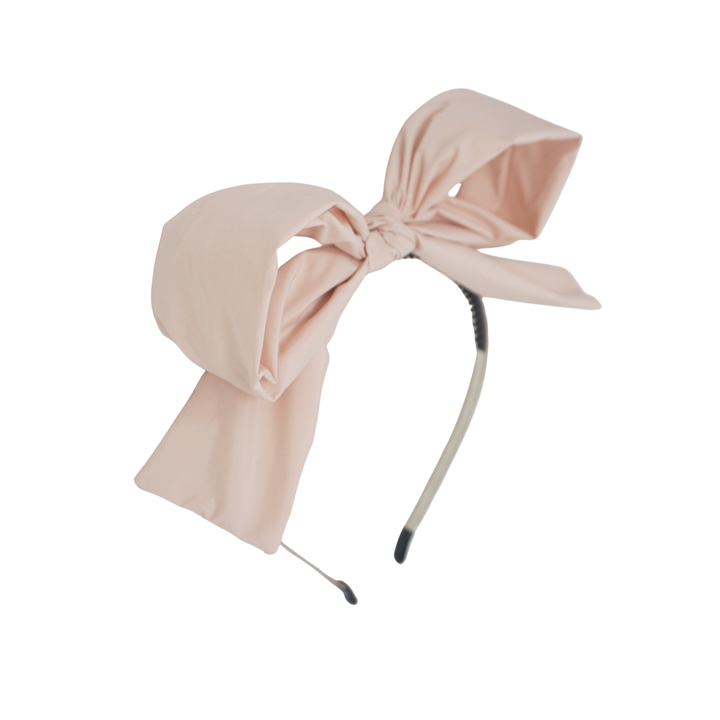 headband dressy taffeta bow