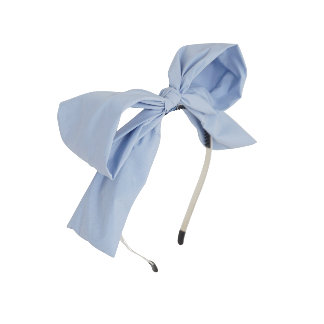 headband dressy taffeta bow