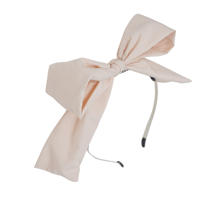 headband dressy taffeta bow