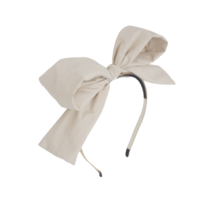 headband dressy taffeta bow