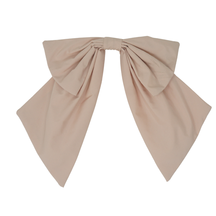 clip dressy oversized taffeta bow