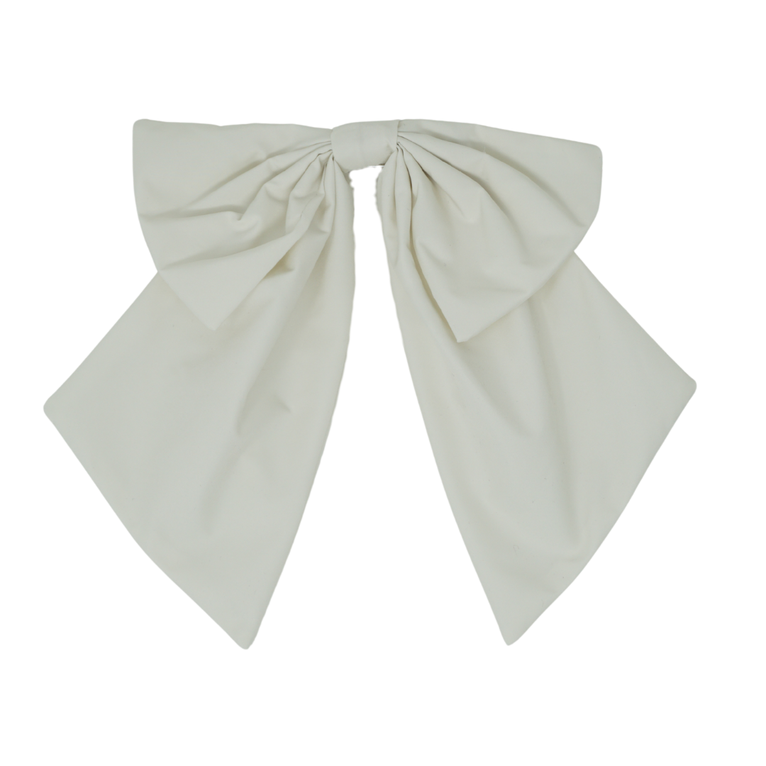 clip dressy oversized taffeta bow