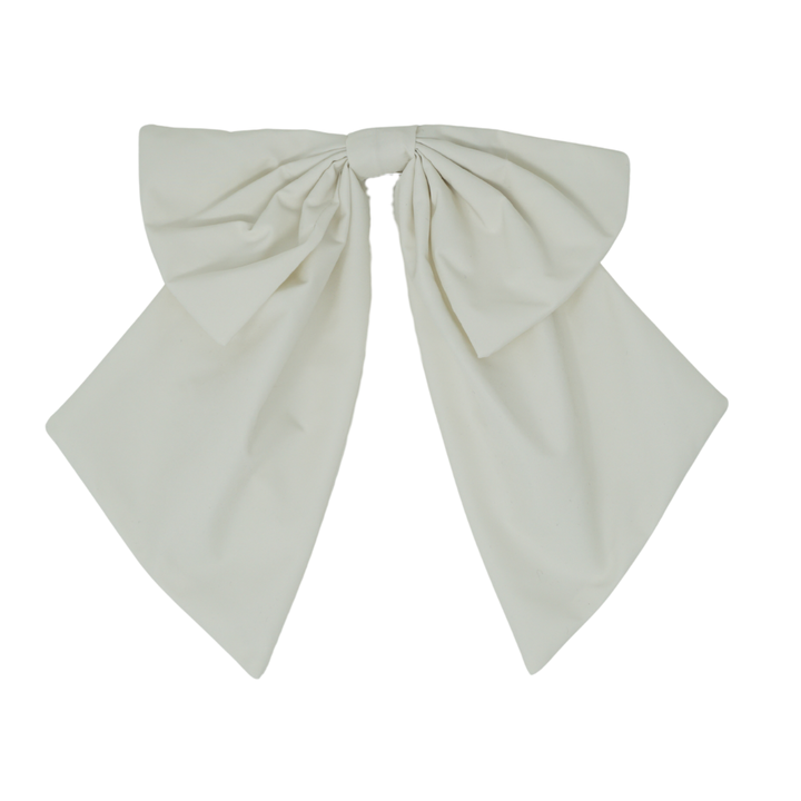 clip dressy oversized taffeta bow