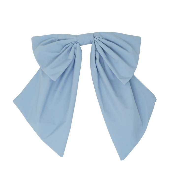 clip dressy oversized taffeta bow