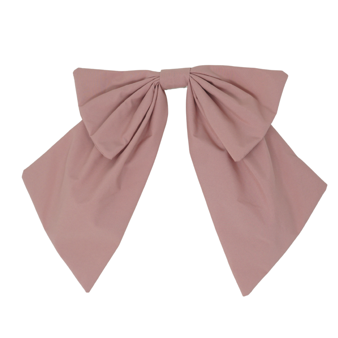 clip dressy oversized taffeta bow