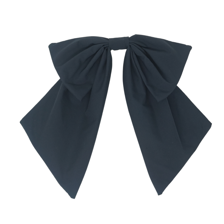 clip dressy oversized taffeta bow