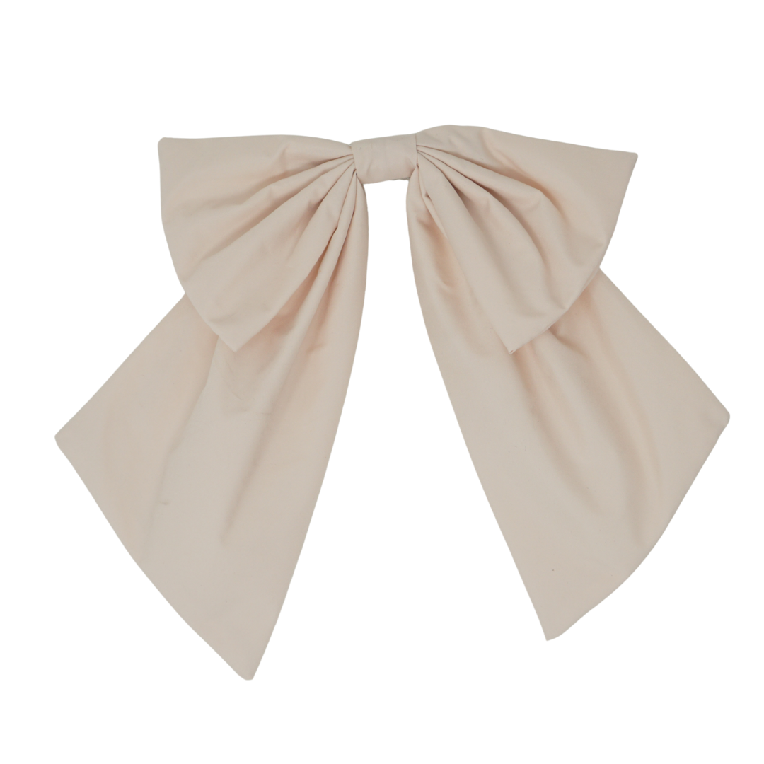 clip dressy oversized taffeta bow