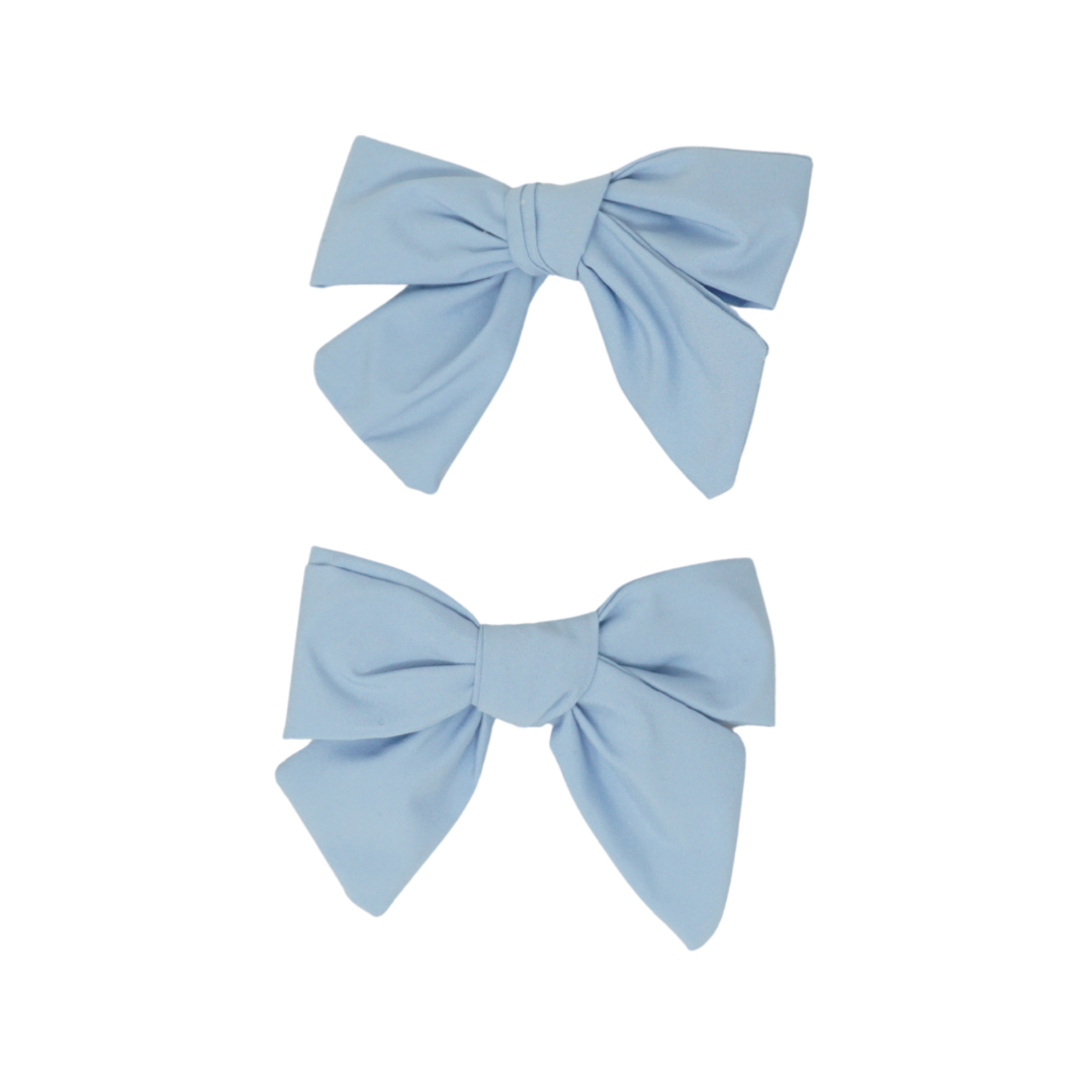 clip taffeta bow set