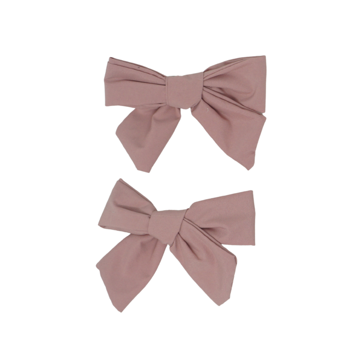 clip taffeta bow set