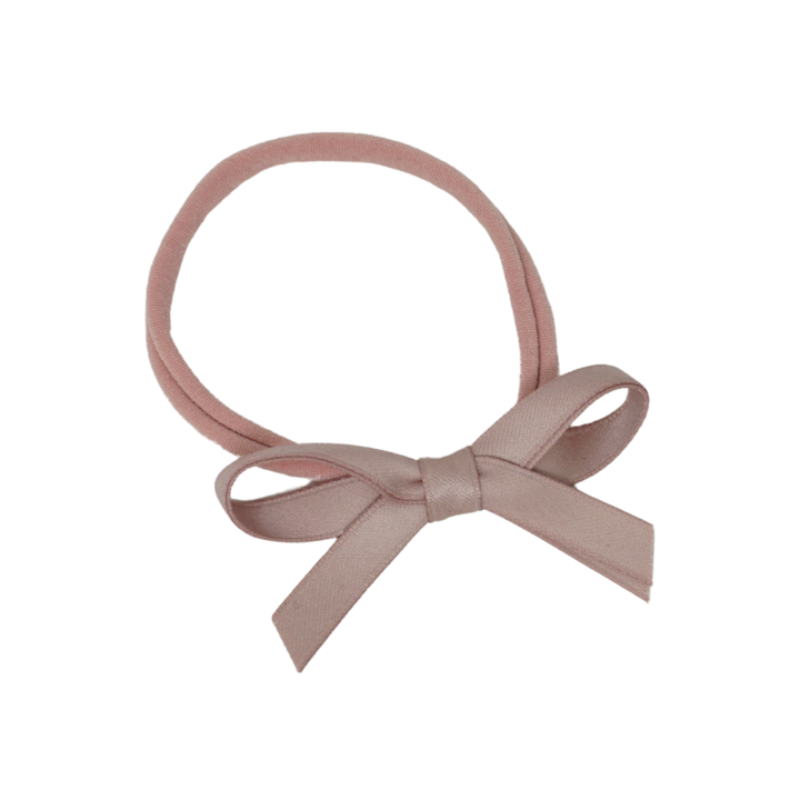 baby band nylon thin dainty satin bow
