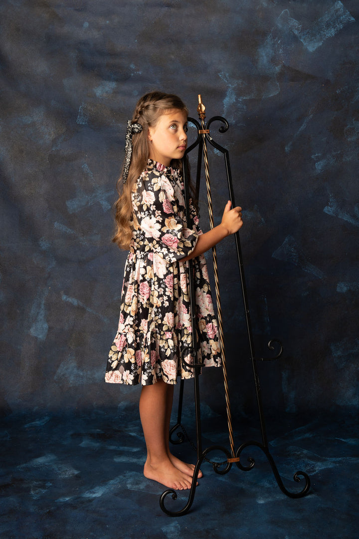 clip bow tweed
