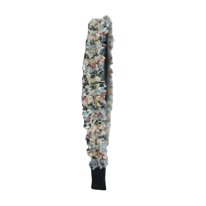 headband thin flat tweed