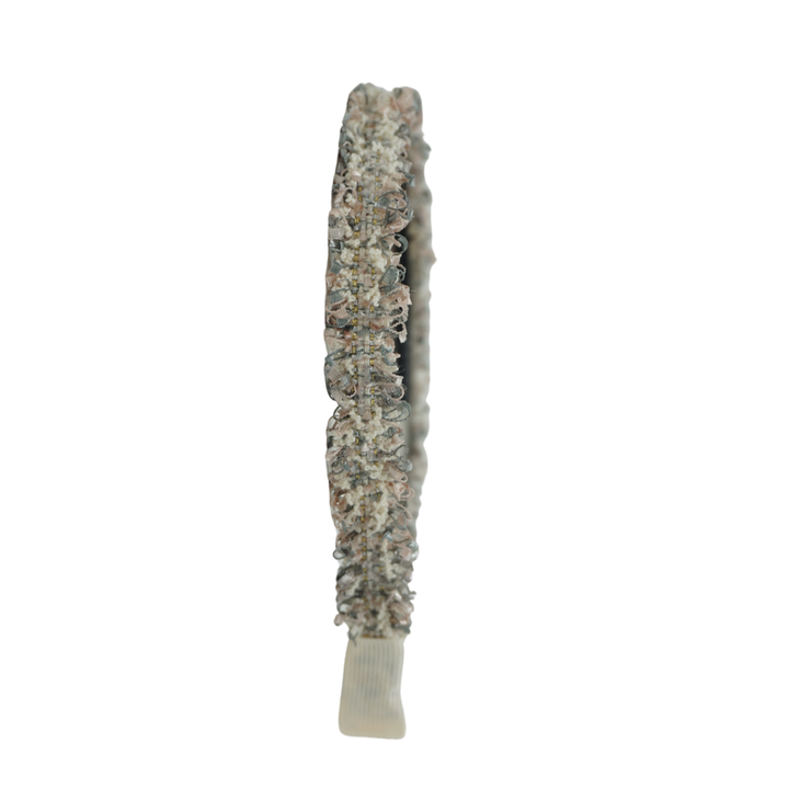 headband thin flat tweed