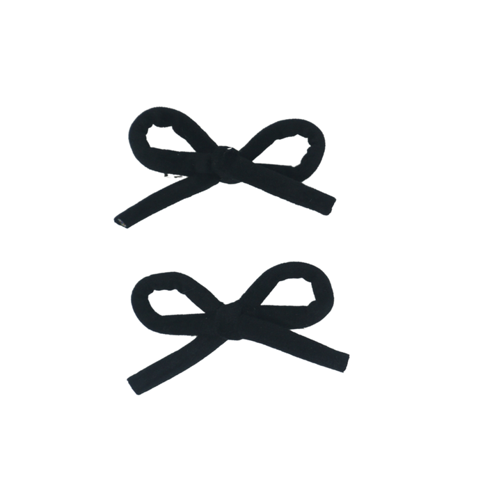 clip velvet rope bow set