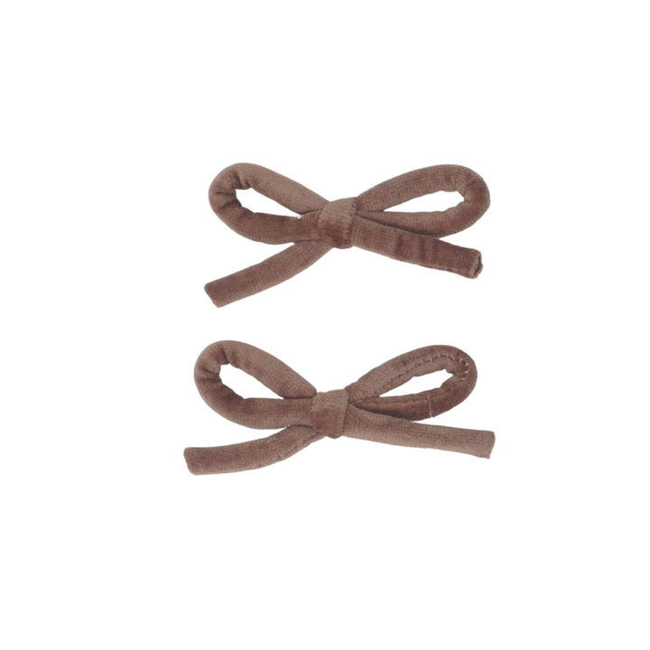 clip velvet rope bow set
