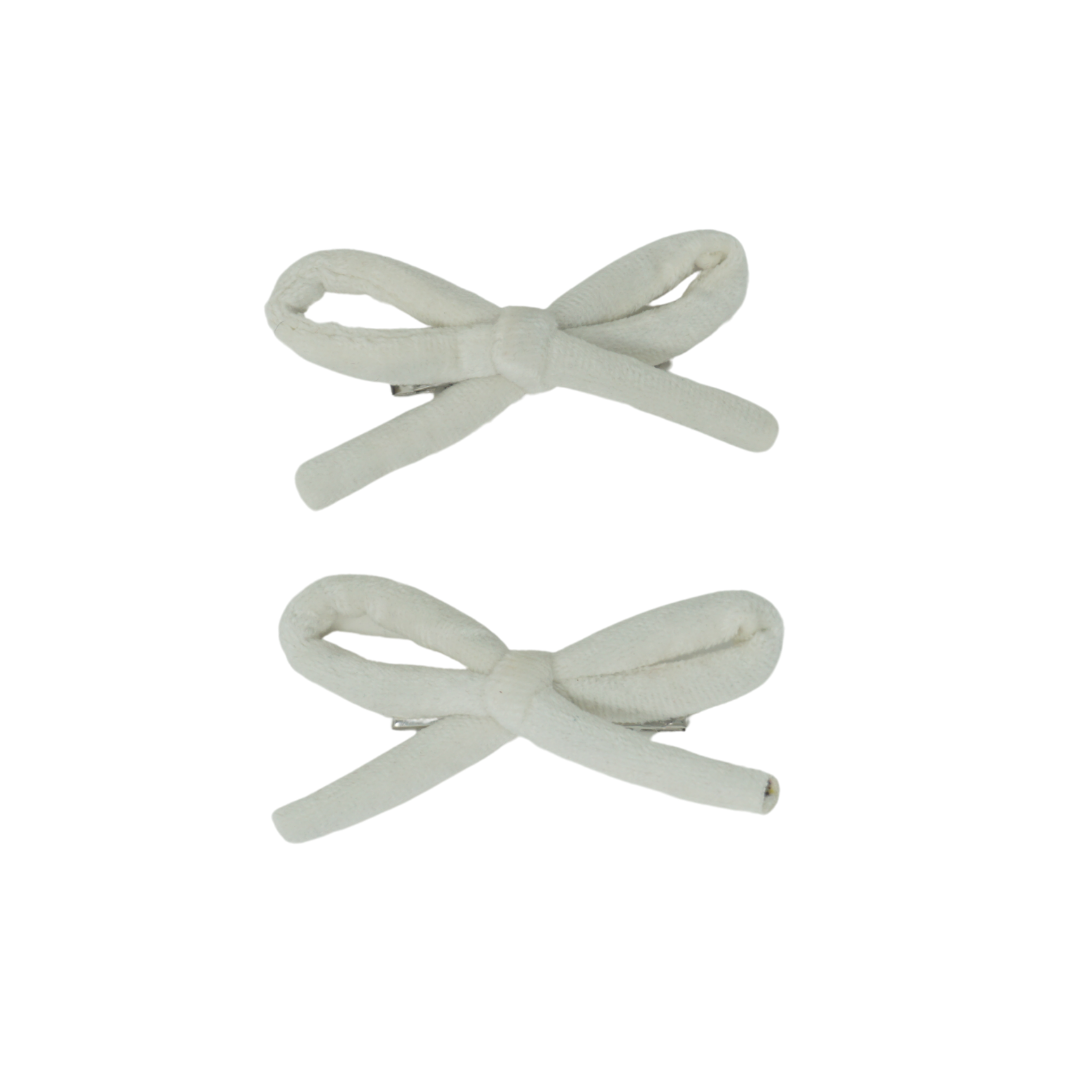 clip velvet rope bow set