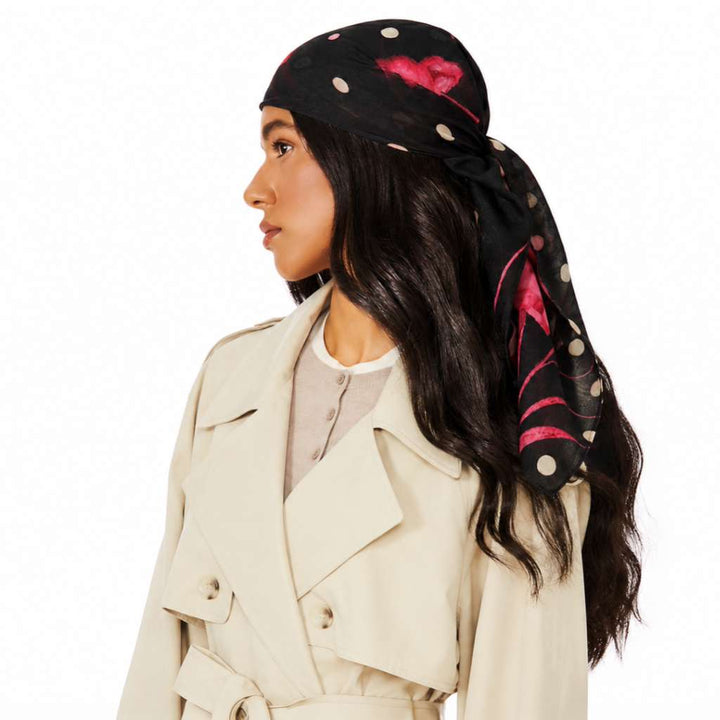 headscarf open paint the town pink