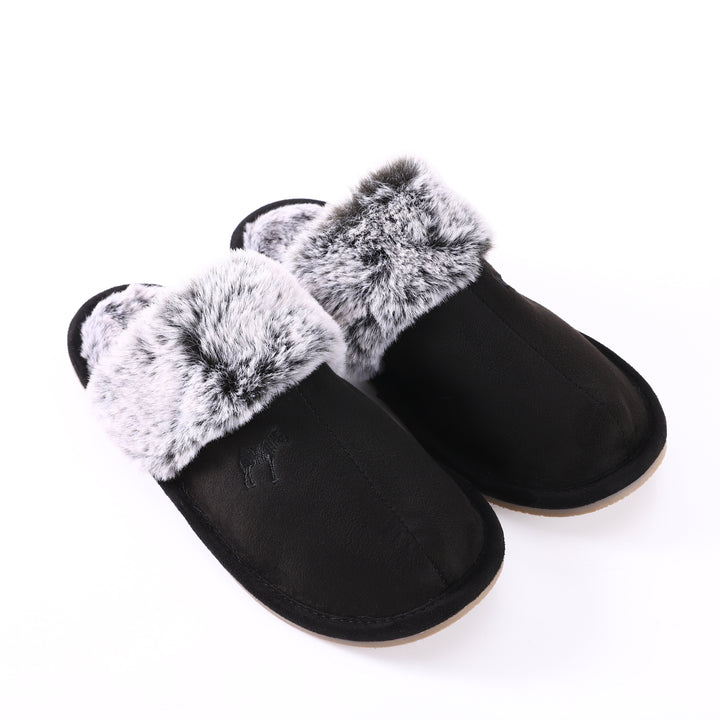 slipper plush hard sole