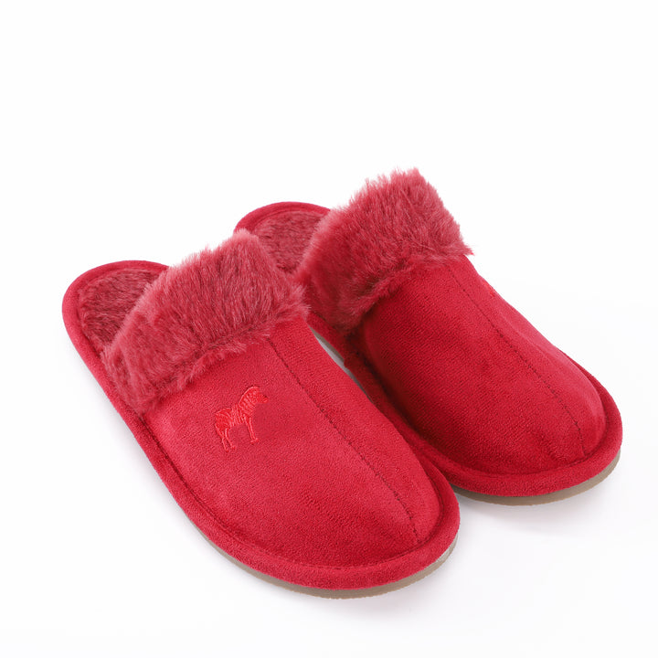 slipper plush hard sole