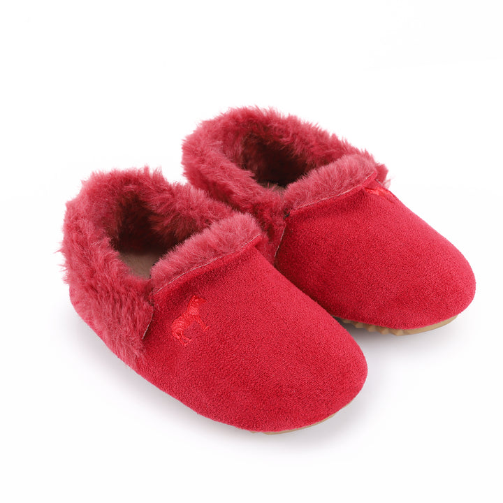 slipper plush soft sole