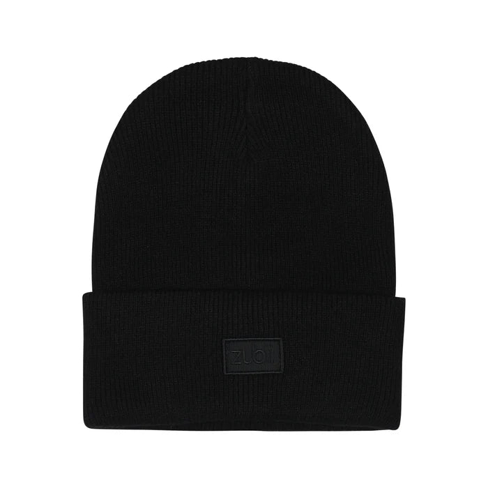beanie ribbed with cuff