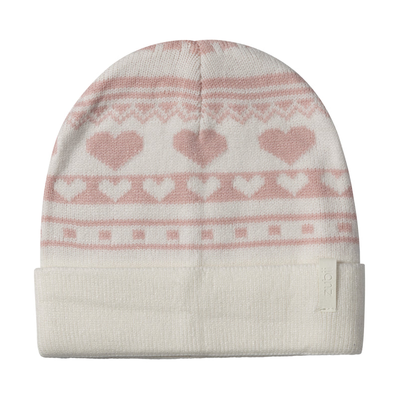 hat vintage heart print