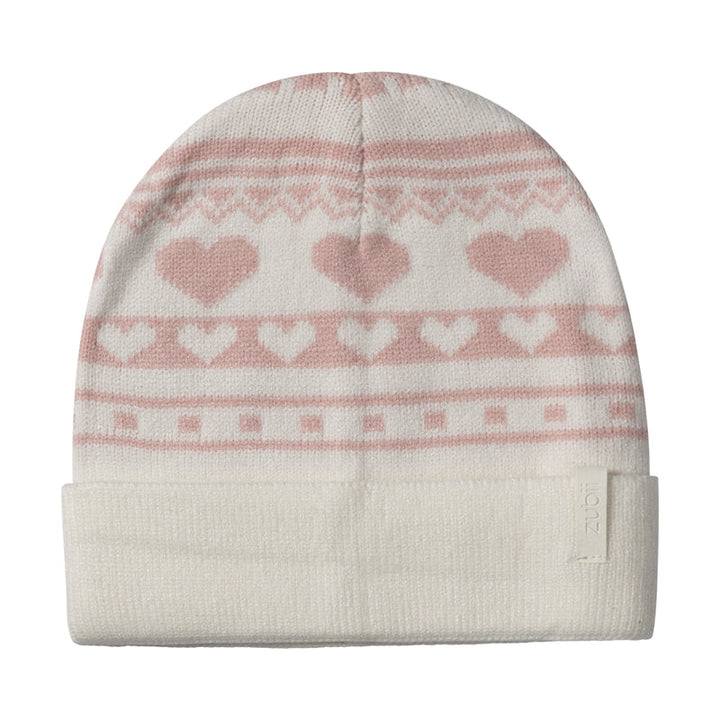 hat vintage heart print
