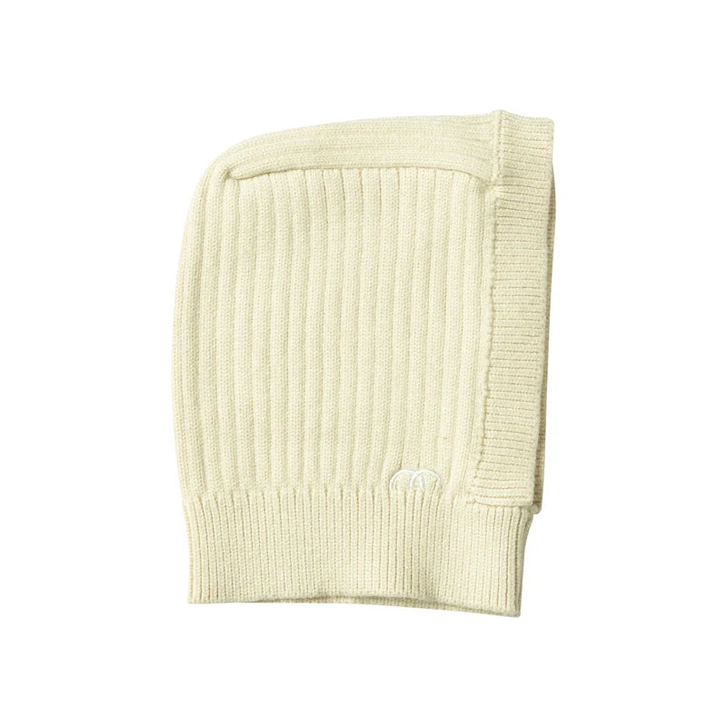 hat wide ribbed balaclava