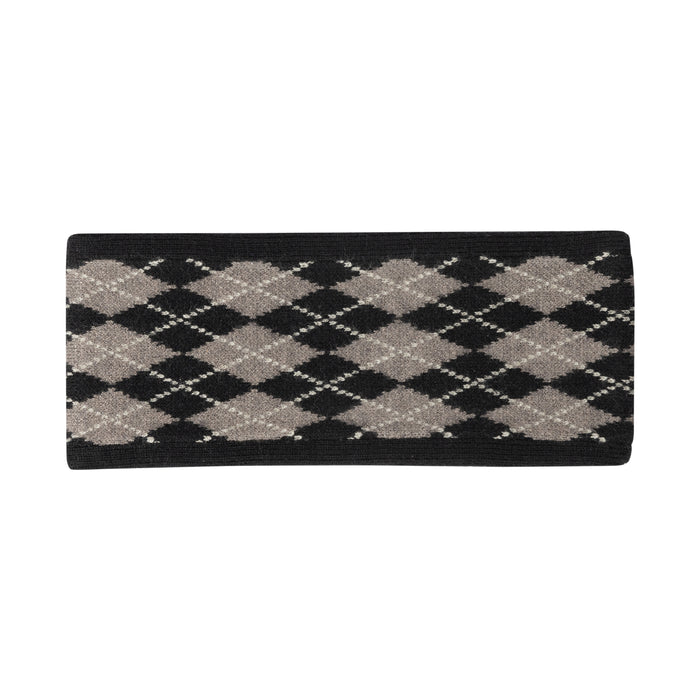 headwrap argyle knit