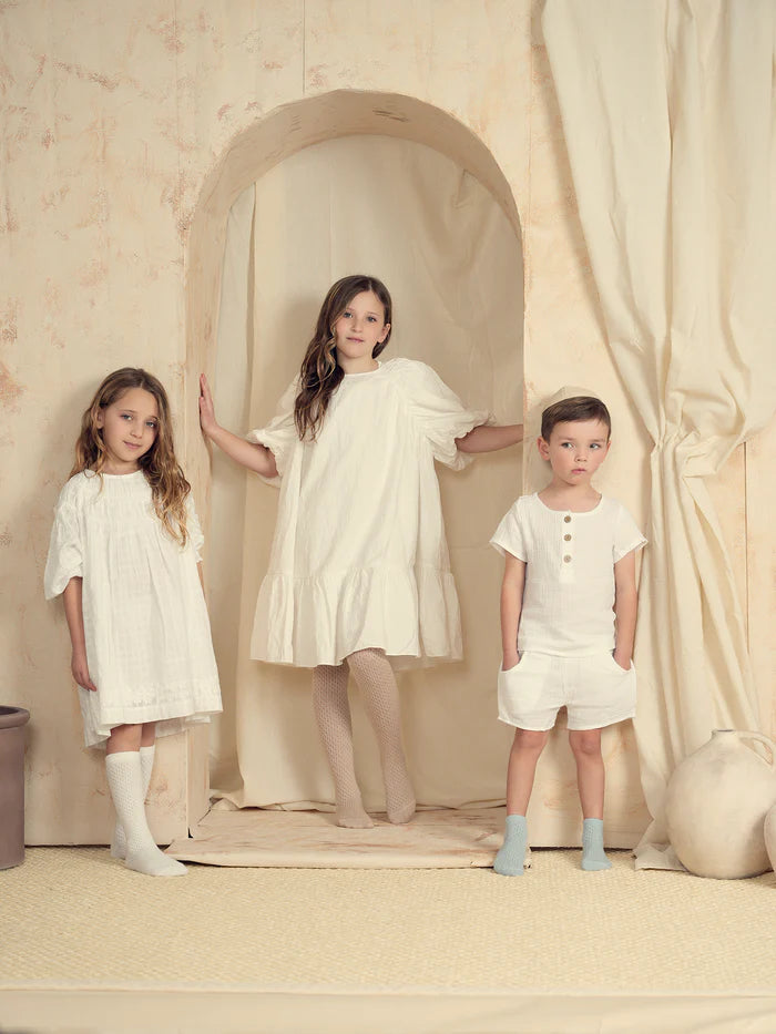 tights cotton pin dot