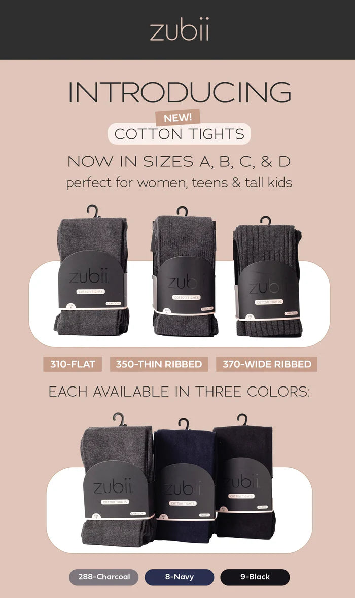 tights cotton wide ribbed