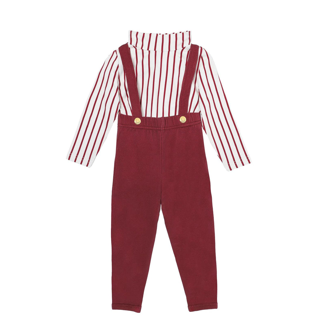 set outfit vertical stripes
