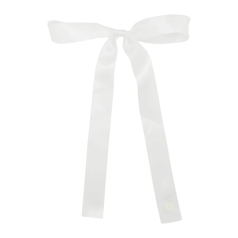 clip satin thin long ribbon bow