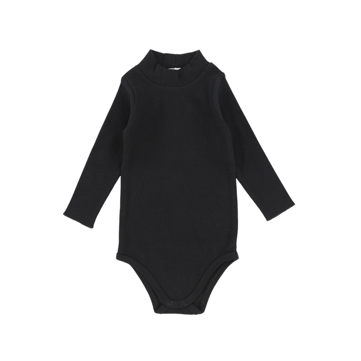 onesie l/s ribbed mockneck