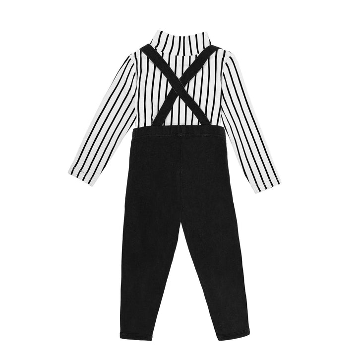 set outfit vertical stripes