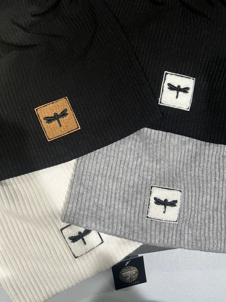 beanie sherpa logo sweater