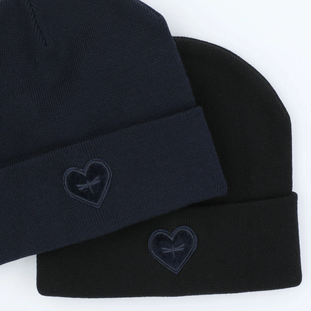 beanie velvet heart