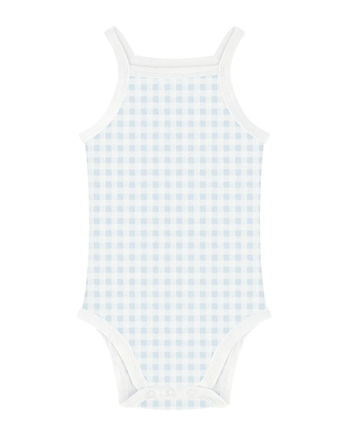 onesie gingham