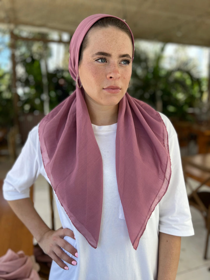 headscarf pretied classic cotton
