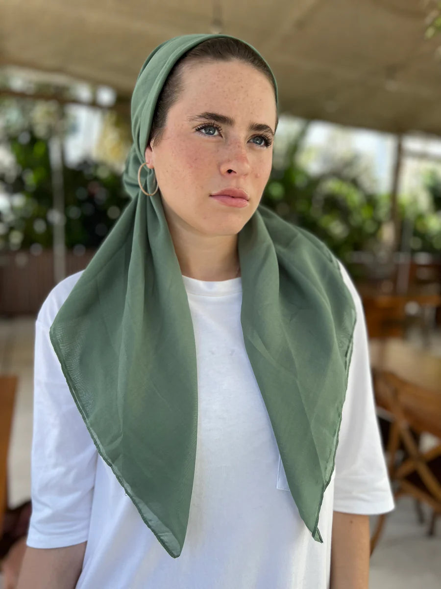 headscarf pretied classic cotton