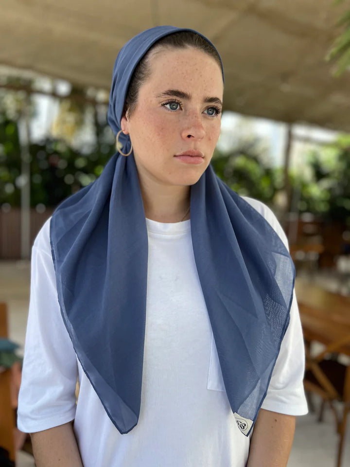 headscarf pretied classic cotton
