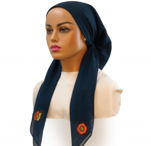 headscarf closed flora whispers