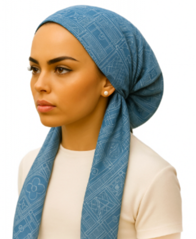 headscarf closed stacked signals