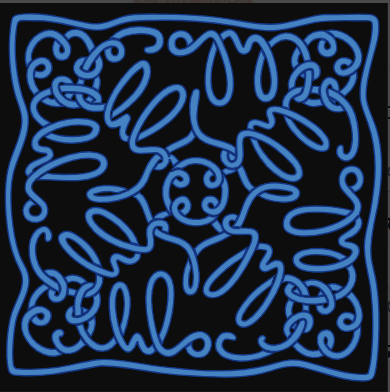 pretied lined entwine