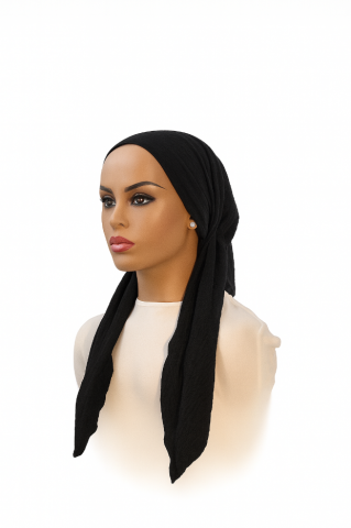 headscarf closed solid leopard