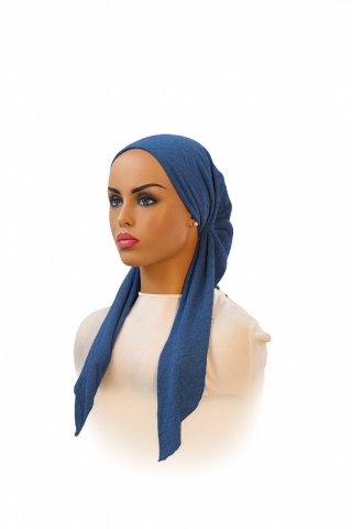 headscarf open solid leopard
