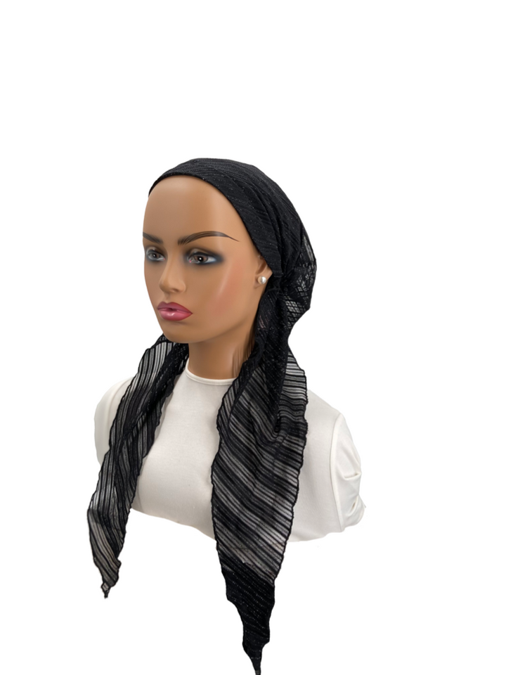 headscarf shimmering stripes