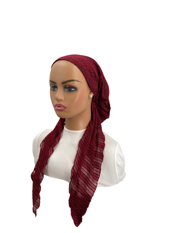 headscarf shimmering stripes